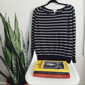 Joie Emari Striped Wool Blend Sweater
